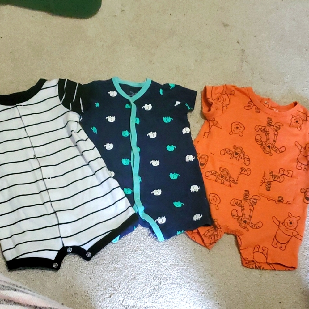 Set of 3 Boy Rompers
